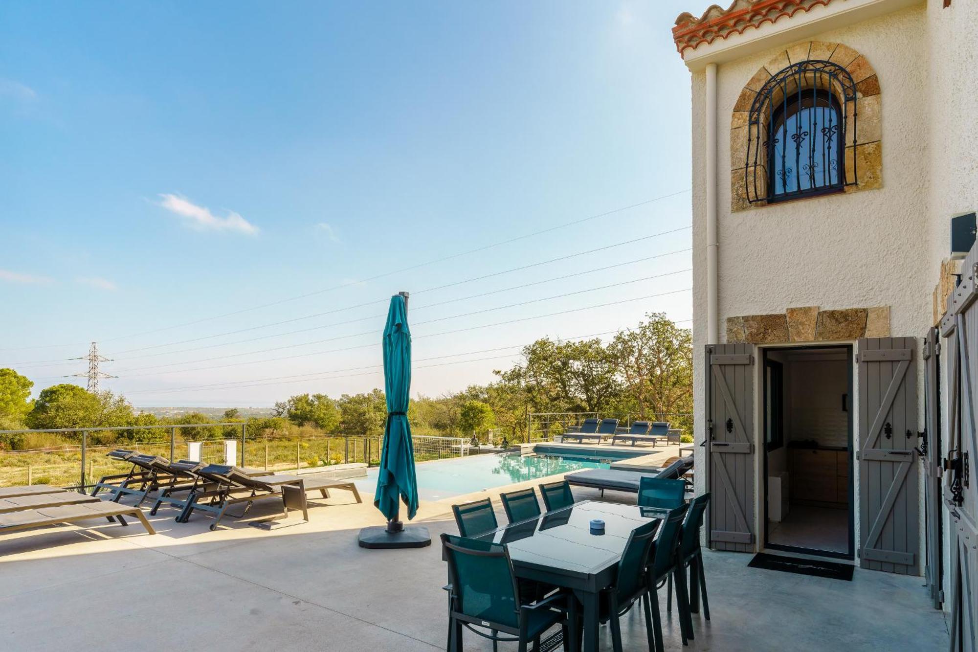 Mas Sureda - Evasion Luxueuse Avec Vue Panoramique Villa Argelès-sur-Mer Exteriör bild