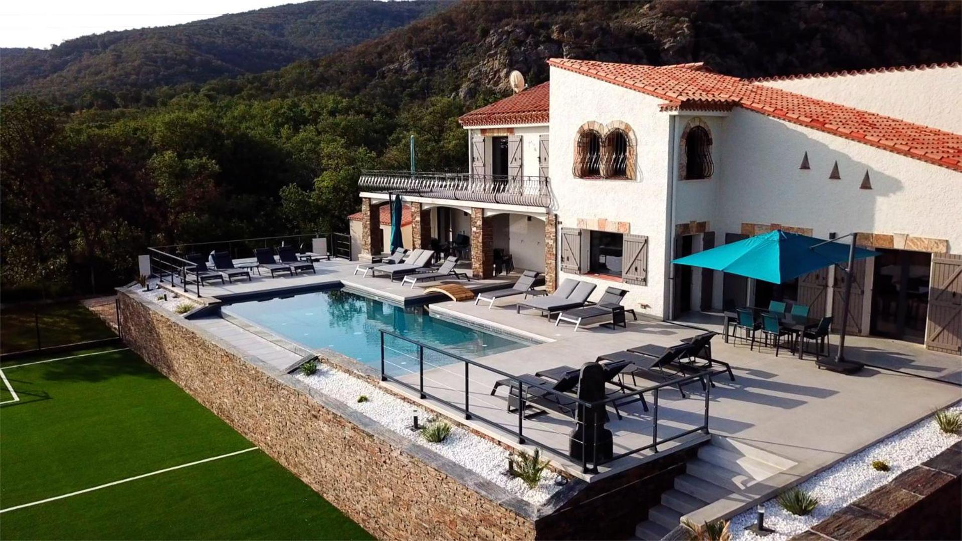 Mas Sureda - Evasion Luxueuse Avec Vue Panoramique Villa Argelès-sur-Mer Exteriör bild